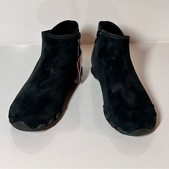 Skechers Bikers Lite Good Mood Suede Ankle Boots - Picture 3 of 7